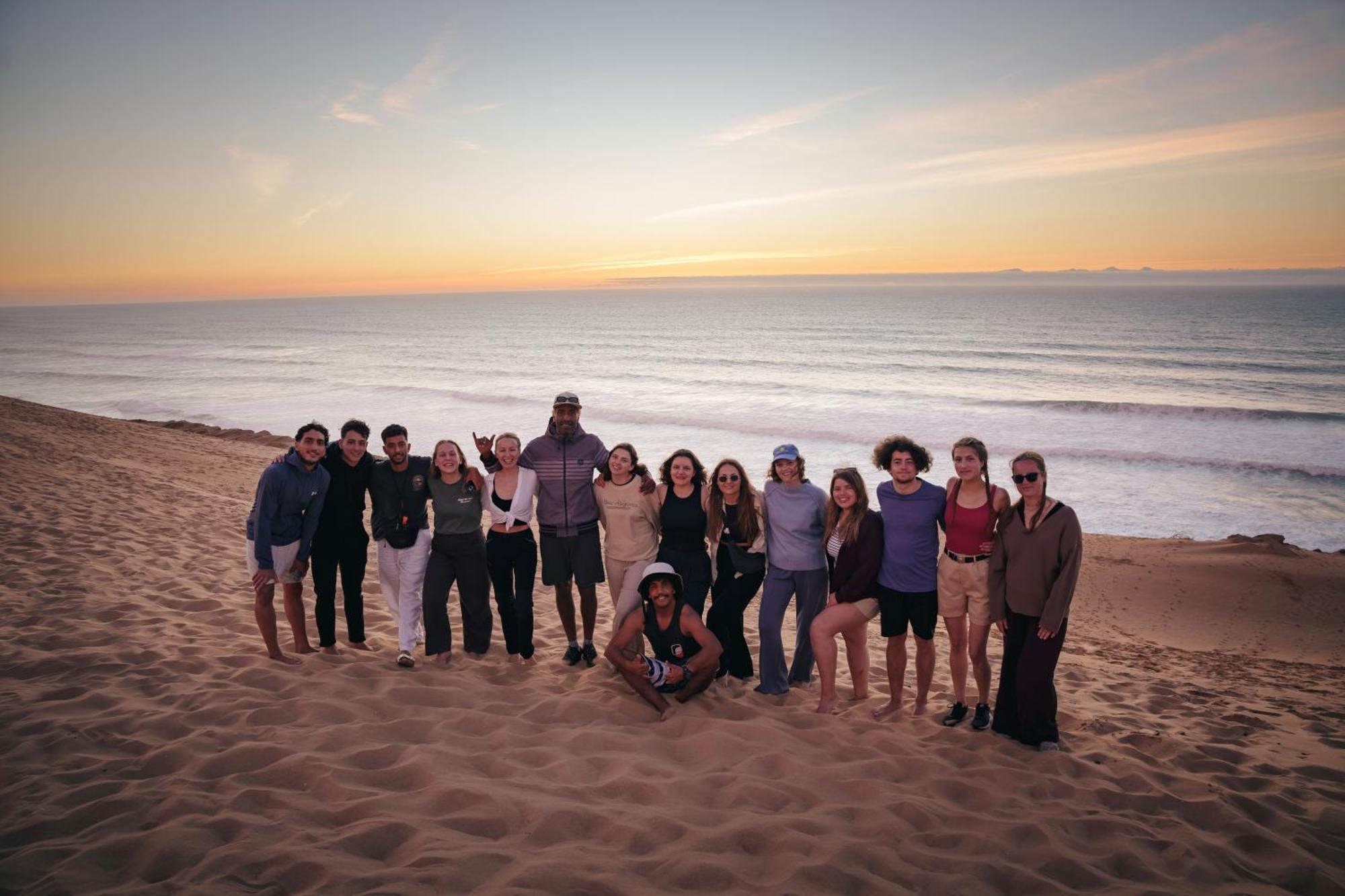 Sable Beach Surf Camp Tamraght Bagian luar foto