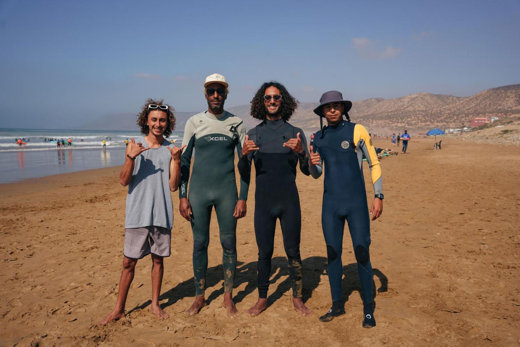 Sable Beach Surf Camp Tamraght Bagian luar foto