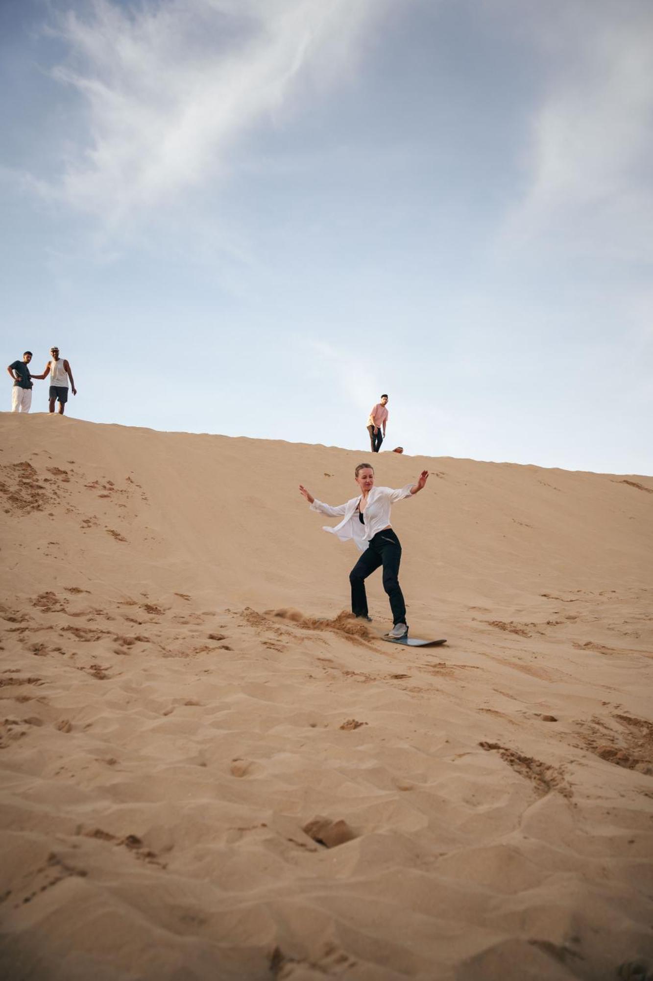 Sable Beach Surf Camp Tamraght Bagian luar foto